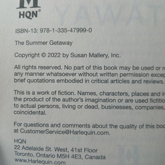 The Summer Getaway by Susan Mallery - Picture 8 of 12